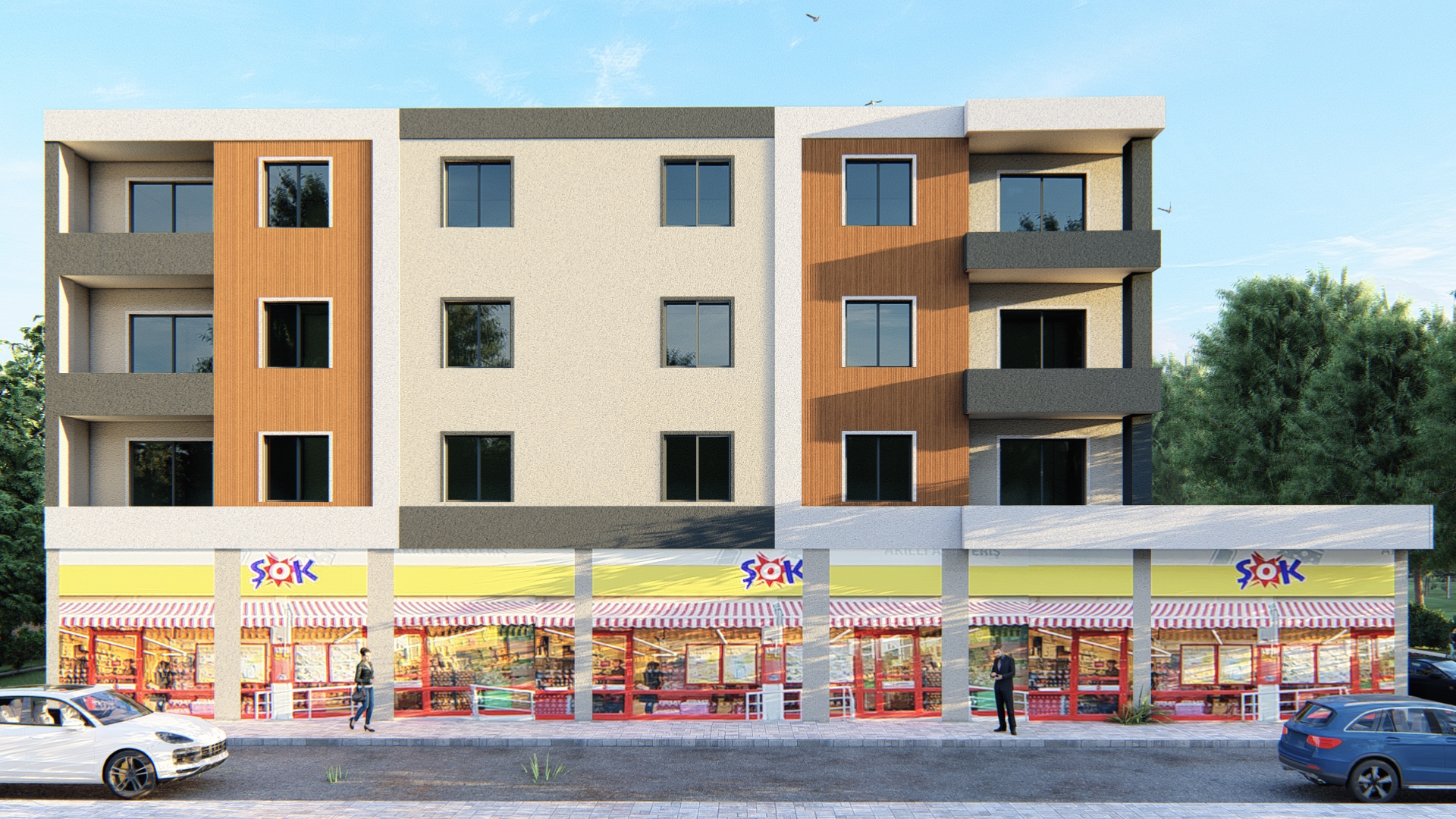 Emir Apartmanı dış cephe